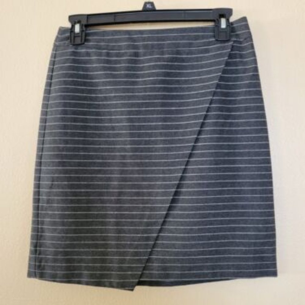 Loft Pin Stripe Mini Skirt SZ 0